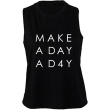 Load image into Gallery viewer, MADAD RACERBACK CROPPED TANK