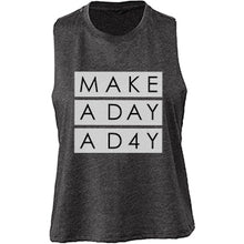 Load image into Gallery viewer, MADAD RACERBACK CROPPED TANK
