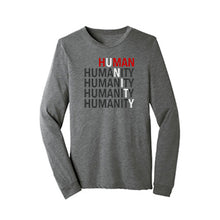 Load image into Gallery viewer, HUM4NITY UNISEX LONG SLEEVE T-SHIRT
