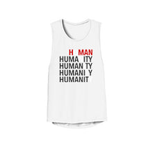 Load image into Gallery viewer, HUM4NITY WOMEN&#39;S FLOWY SCOOP MUSCLE TANK
