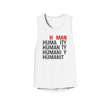 Load image into Gallery viewer, HUM4NITY WOMEN'S FLOWY SCOOP MUSCLE TANK
