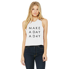 Load image into Gallery viewer, MADAD RACERBACK CROPPED TANK
