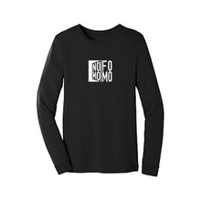 Load image into Gallery viewer, NOMO FOMO UNISEX LONG SLEEVE T-SHIRT
